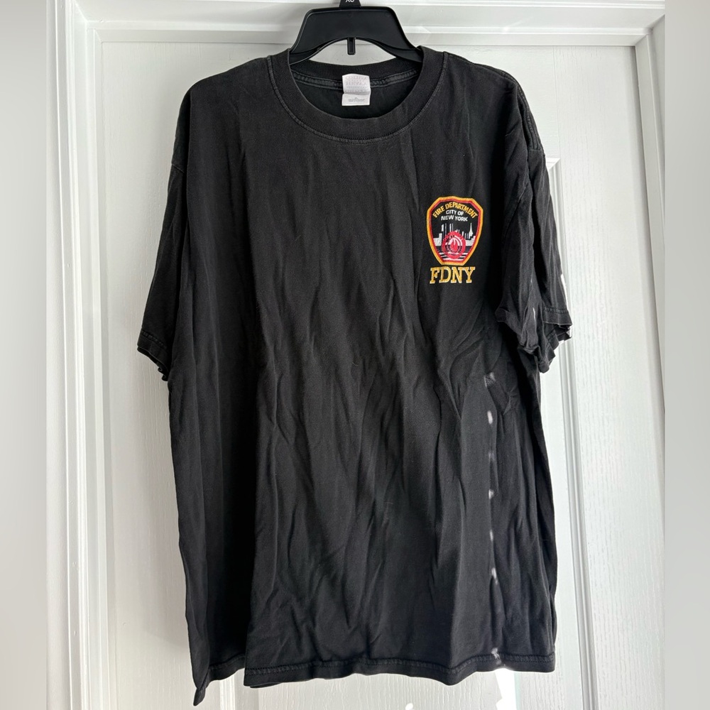 Vintage FDNY Black Short Sleeve Men's Tee